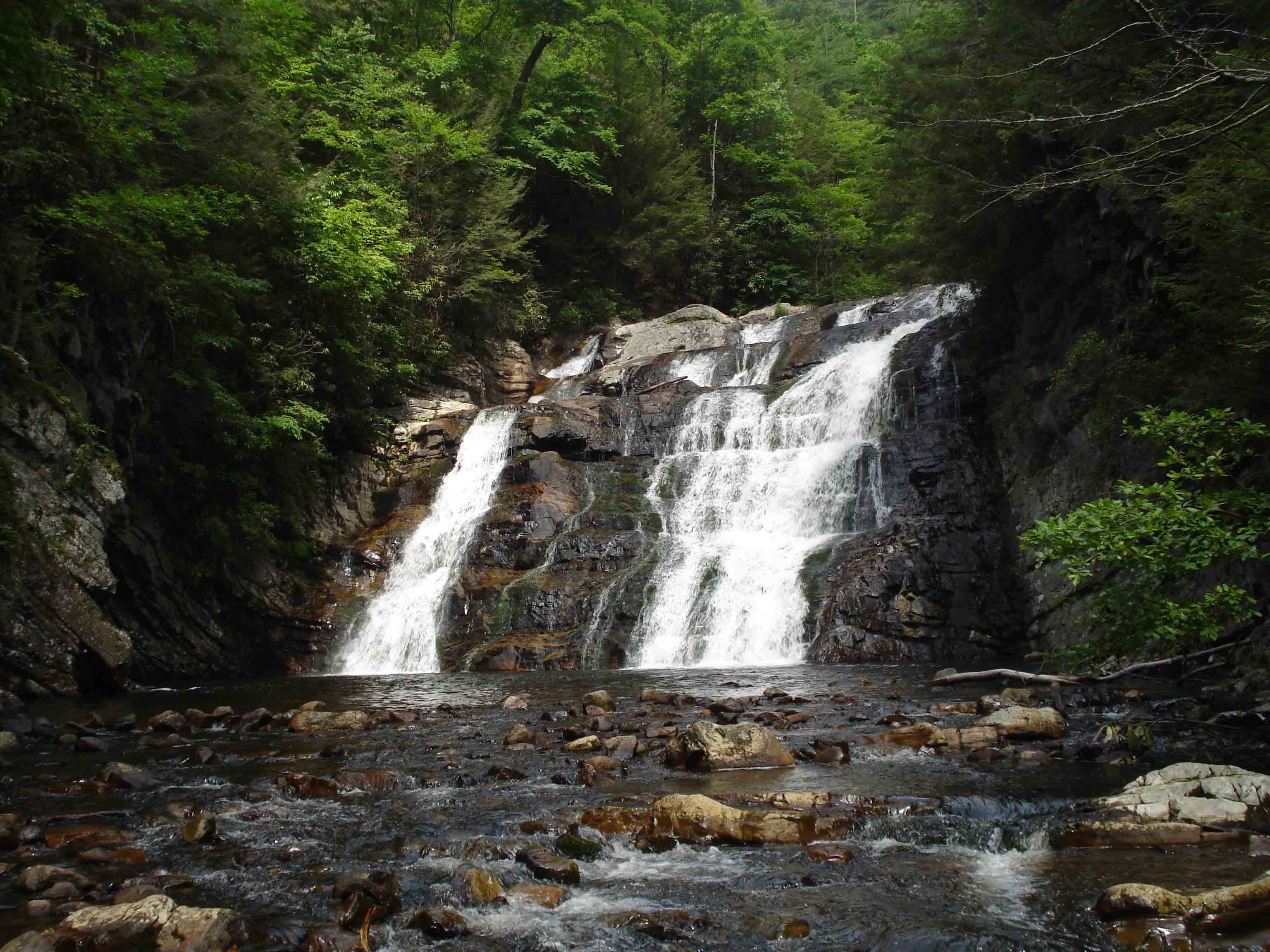 Laurel Fork Falls, Tennessee.  Courtesy gstrine@embarqmail.com